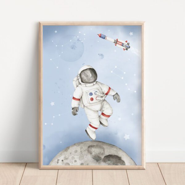 Plakat astronauta